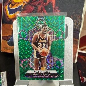 Magic Johnson 2023-24 NBA Greats Panini Mosaic Prizm - Amazing